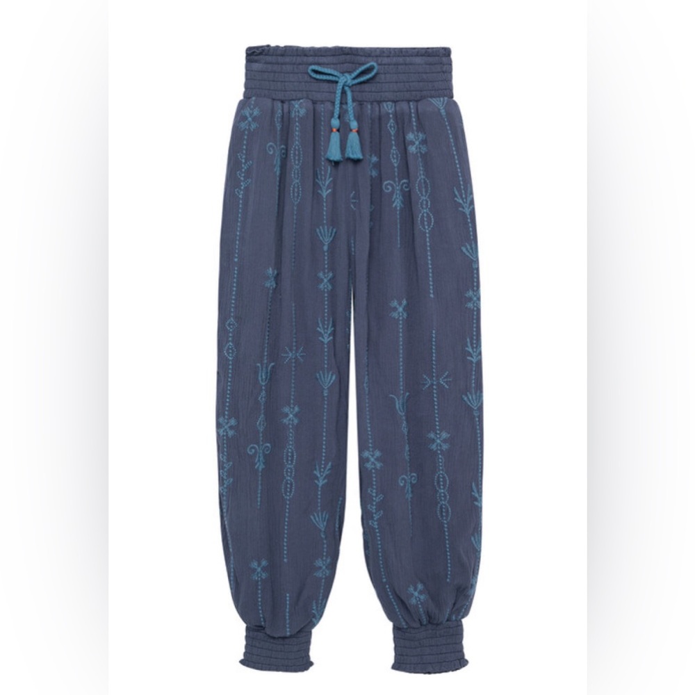 Peek Girls boho embroidered joggers